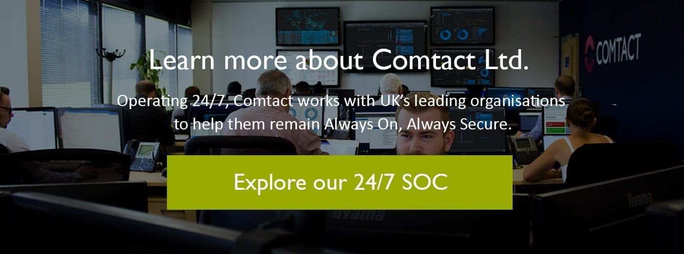 Comtact's Security Operation Centre UK