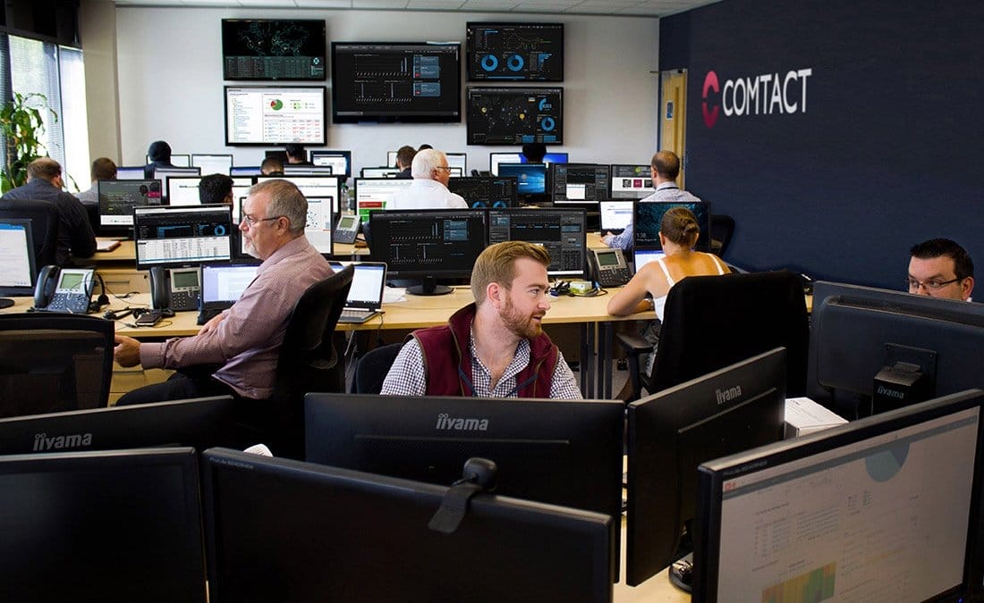 Comtact's UK Security Operations Centre (SOC)