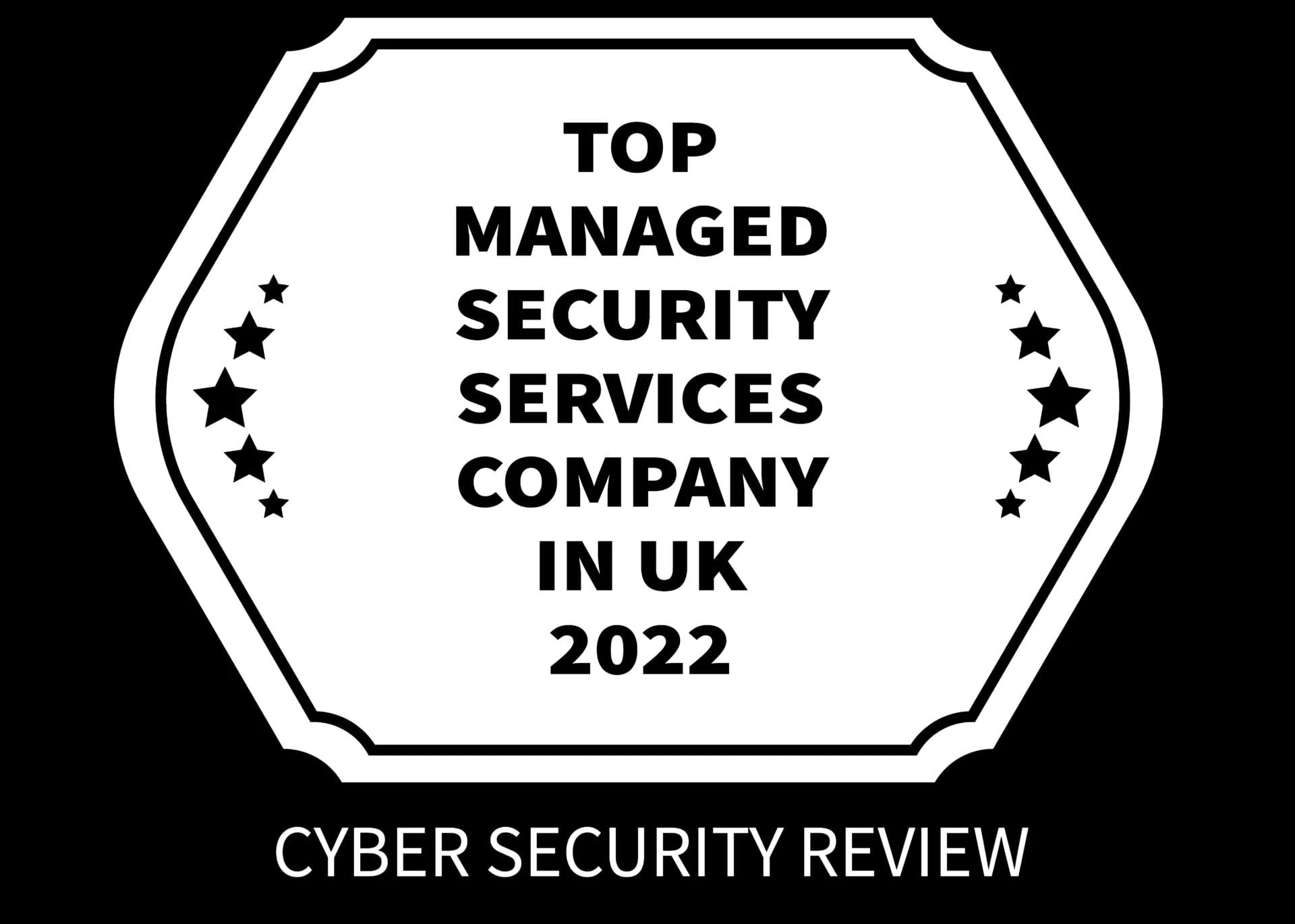 Top Managed Security Service Company in the UK Award